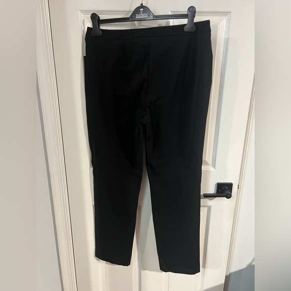 NINA MCLEMORE ACTIVE STRETCH NYLON PETITE RISE PANT Black Size 10 - Picture 3 of 8